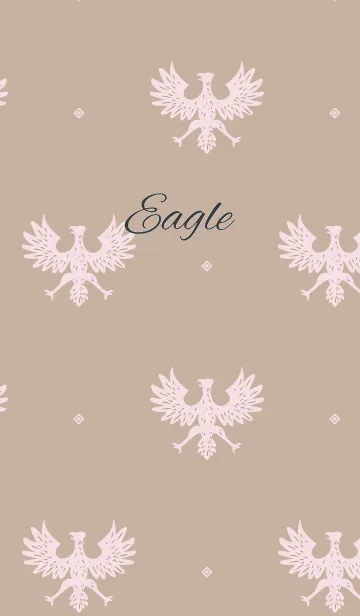 [LINE着せ替え] eagle / pink and brownの画像1
