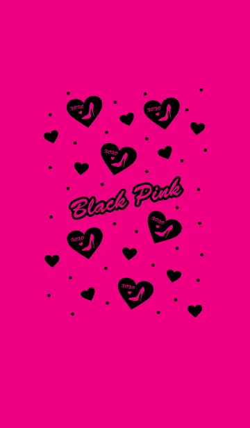 [LINE着せ替え] Black Pink -koakuma-の画像1