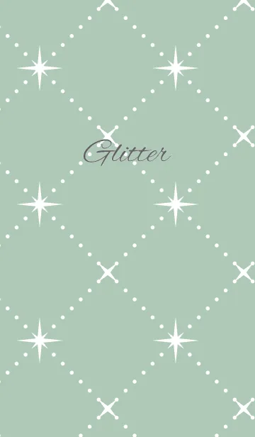 [LINE着せ替え] glitter2 /green and pinkの画像1