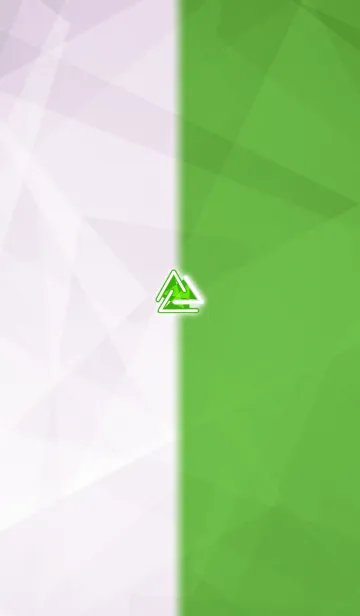 [LINE着せ替え] 緑×白 / グリーン×ホワイトの画像1