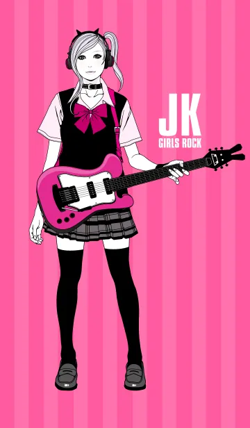 [LINE着せ替え] GIRLS ROCK JKの画像1