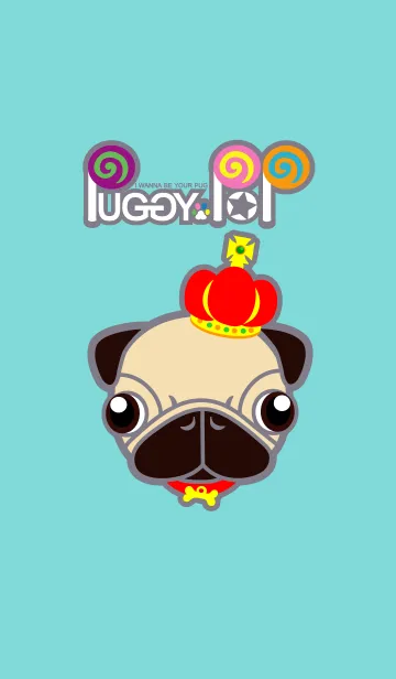 [LINE着せ替え] フォーンでパグ着せかえ！の画像1