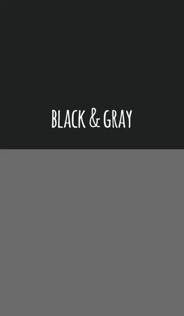 [LINE着せ替え] BLACK ＆ GRAYの画像1