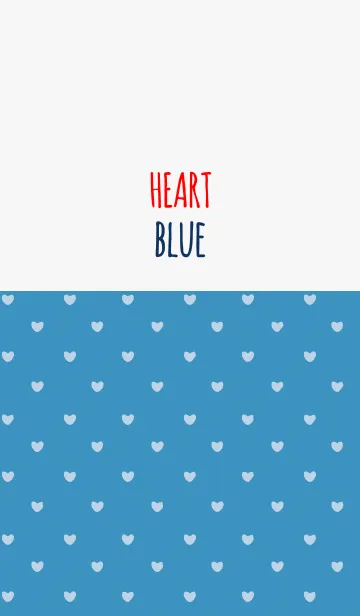 [LINE着せ替え] BLUE 1 (HEART)の画像1