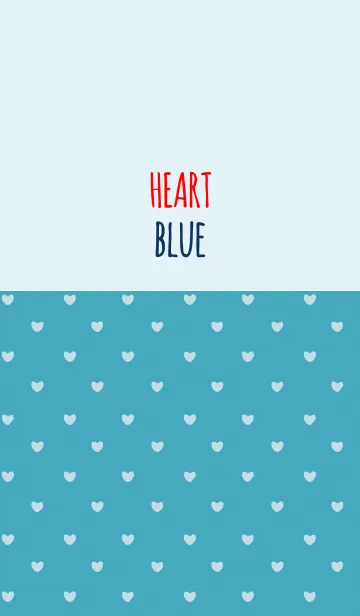 [LINE着せ替え] BLUE 2 (HEART)の画像1