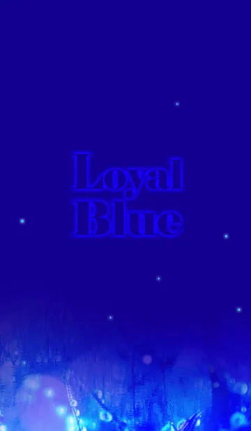 [LINE着せ替え] Loyal Blueの画像1