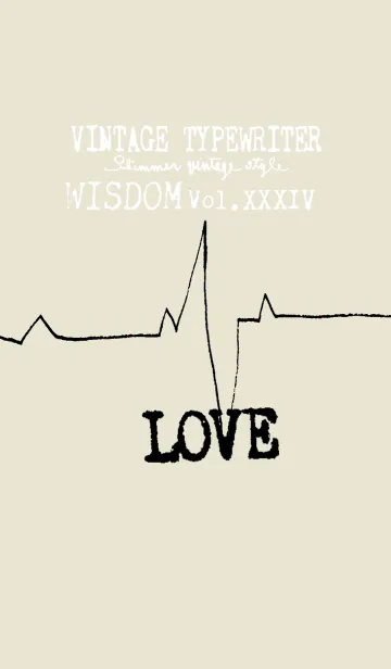 [LINE着せ替え] VINTAGE TYPEWRITER WISDOM Vol.XXXIVの画像1