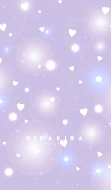 [LINE着せ替え] K I R A K I R A -PURPLE HEART-の画像1