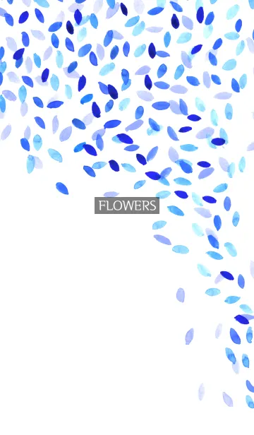 [LINE着せ替え] water color flowers_397の画像1