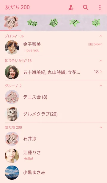 [LINE着せ替え] Leaves of a succulent plant like a roseの画像2