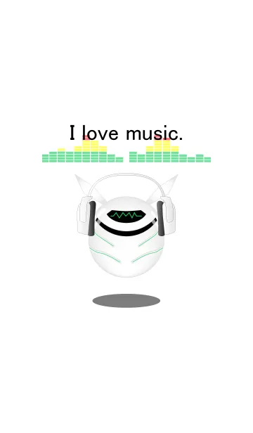 [LINE着せ替え] I love music.の画像1