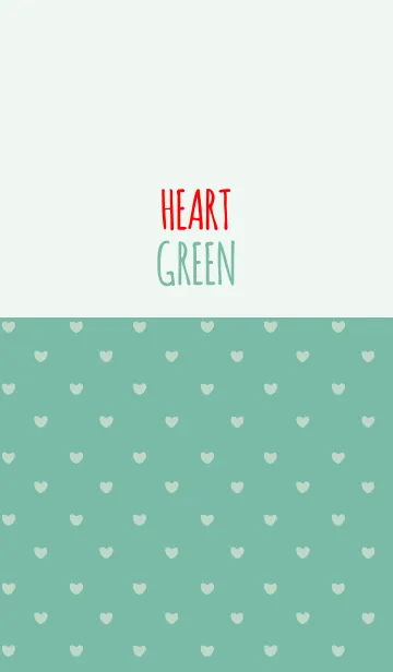 [LINE着せ替え] GREEN 5 (HEART)の画像1
