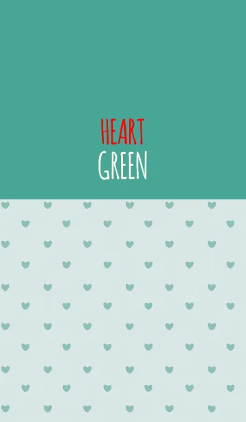 [LINE着せ替え] GREEN 7 (HEART)の画像1