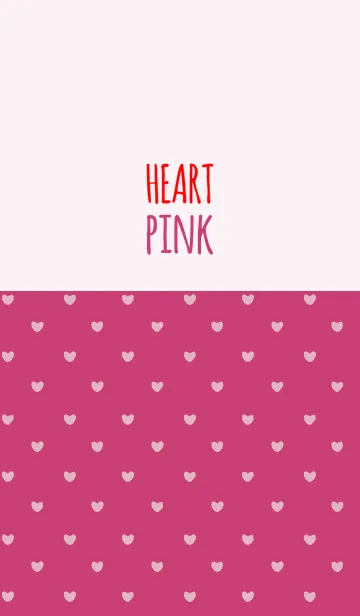 [LINE着せ替え] PINK 1 (HEART)の画像1