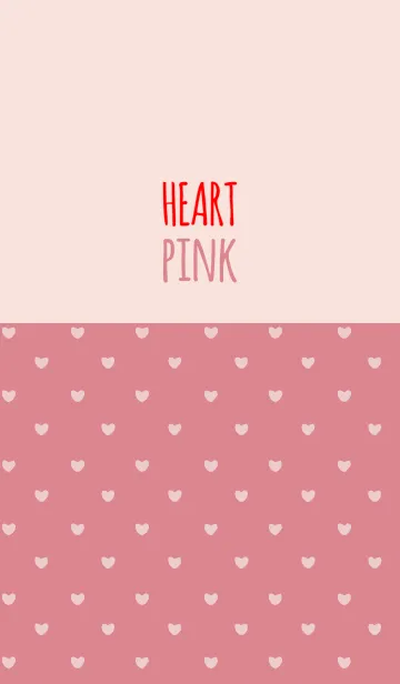 [LINE着せ替え] PINK_2 (HEART)の画像1