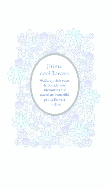 Prime cool flowersの着せ替えメイン画像