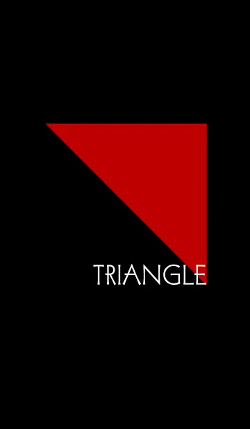 [LINE着せ替え] トライアングル*レッドの画像1