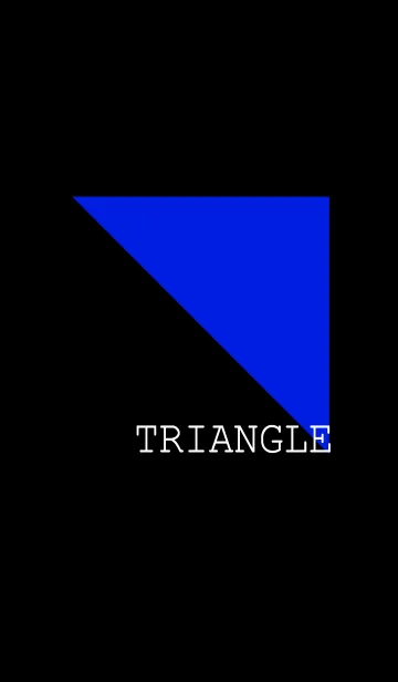 [LINE着せ替え] トライアングル*ブルーの画像1