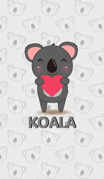 [LINE着せ替え] Love Cute Koala Theme(jp)の画像1
