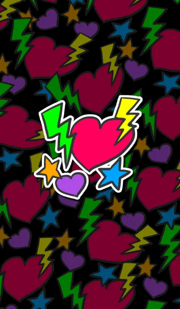 [LINE着せ替え] R＆R HEARTの画像1