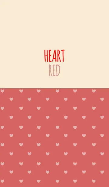 [LINE着せ替え] RED 2 (HEART)の画像1
