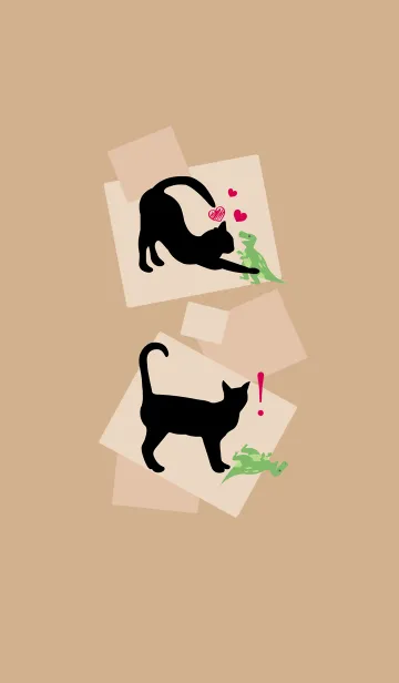 [LINE着せ替え] 黒い猫が謎を解くの画像1