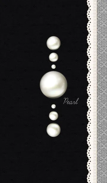 [LINE着せ替え] 誕生石シリーズ5-パール（真珠）-の画像1