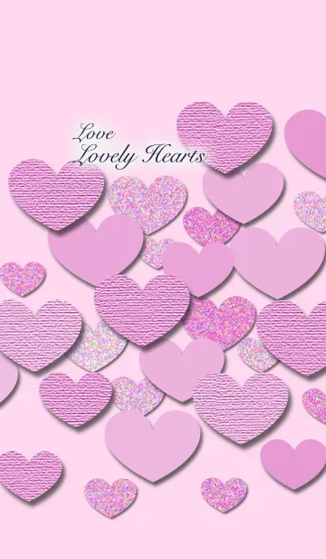 [LINE着せ替え] Love Lovely Hearts-ハートがいっぱいの画像1