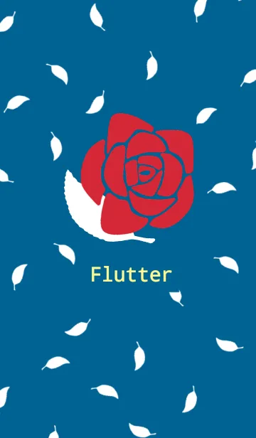 [LINE着せ替え] ひらひら 〜flutter〜の画像1