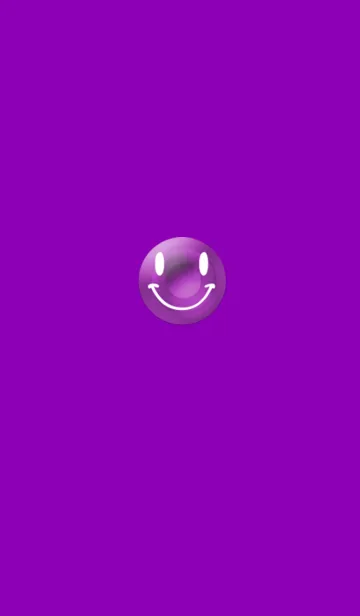 [LINE着せ替え] ラッキー紫ニコの画像1