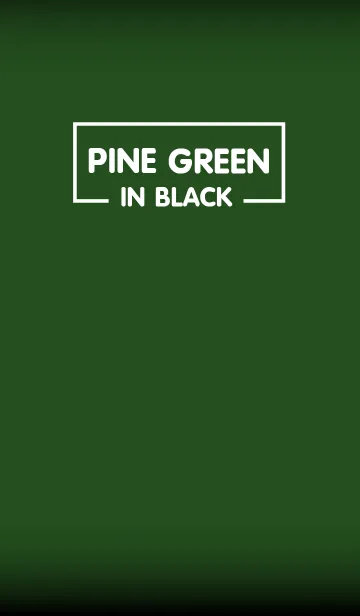 [LINE着せ替え] Pine Green ＆ Black Theme(jp)の画像1