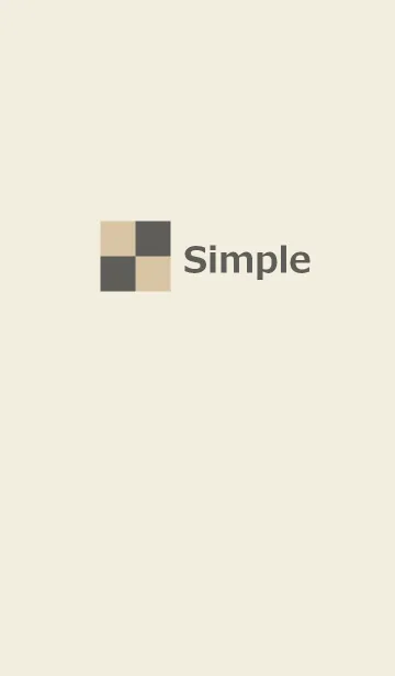 [LINE着せ替え] シンプルと市松模様3の画像1