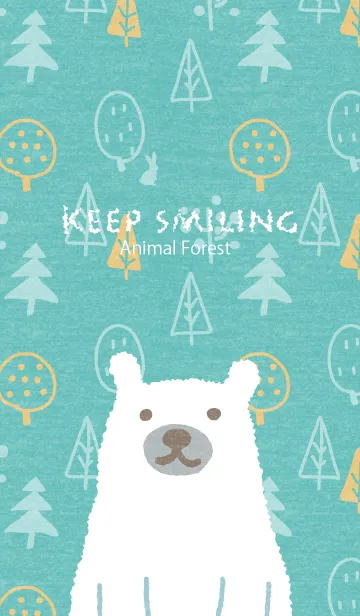 [LINE着せ替え] Keep Smiling -Animal Forest-の画像1