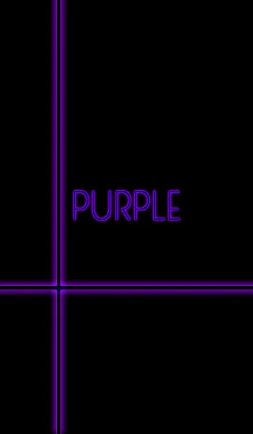 [LINE着せ替え] 紫 / パープル / Purple -ネオン-の画像1