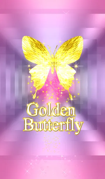 [LINE着せ替え] キラキラ♪黄金の蝶#24の画像1