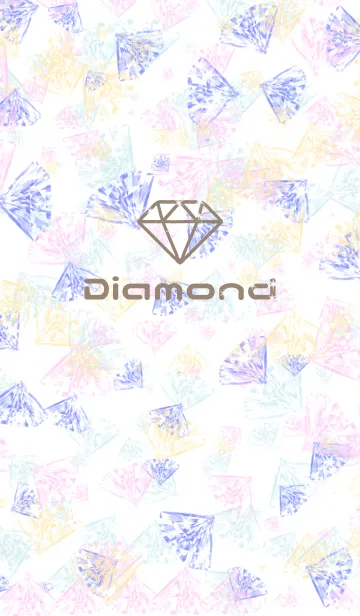 [LINE着せ替え] キラキラ☆ダイヤモンドの画像1