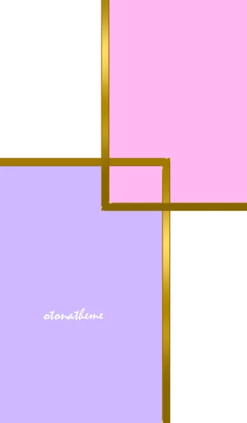 [LINE着せ替え] ピンク・パープルの画像1