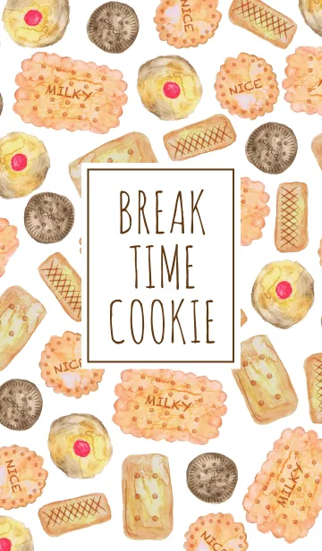 [LINE着せ替え] BREAK TIME -COOKIE-の画像1