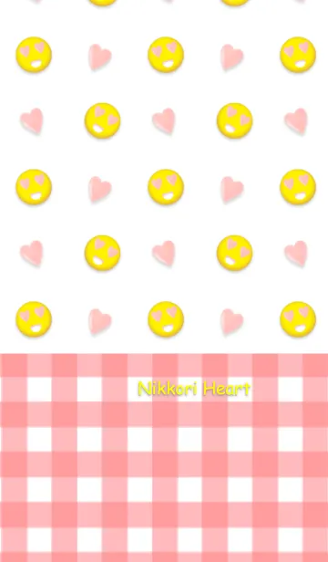 [LINE着せ替え] Nikkori heartの画像1