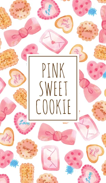 [LINE着せ替え] PINK SWEET COOKIEの画像1
