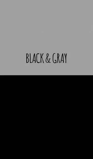 [LINE着せ替え] ブラック＆グレー 2の画像1