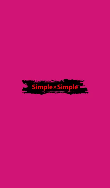 - Simple＆Simple - PinkのLINE着せ替え