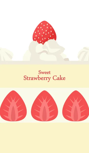 [LINE着せ替え] イチゴ ケーキの画像1