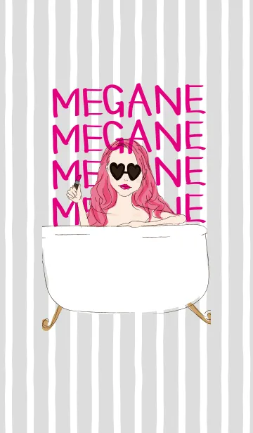 [LINE着せ替え] MEGANE2の画像1