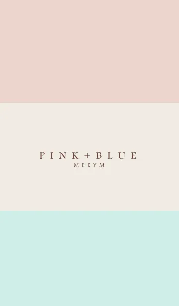 [LINE着せ替え] - PINK+BLUE -の画像1