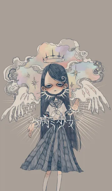 病み少女のLINE着せ替え