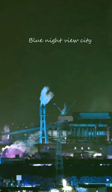 [LINE着せ替え] Blue night view cityの画像1