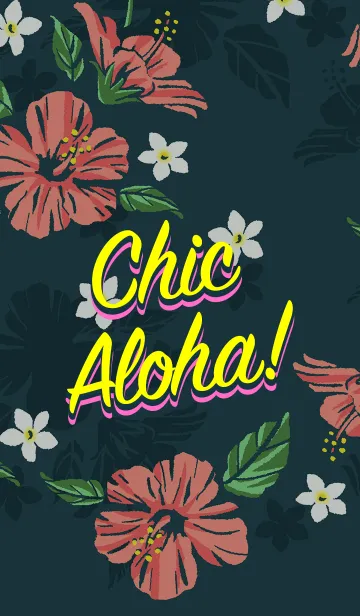 [LINE着せ替え] Chic Aloha！の画像1