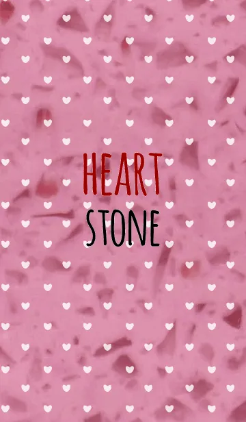 [LINE着せ替え] ストーン2 / ピンク (ハート)の画像1