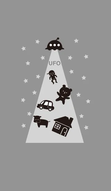 [LINE着せ替え] UFOに吸い込まれるっ！の画像1